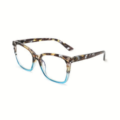 Oversized Square Men's Reading Glasses Anti Blu ray Computer Reader