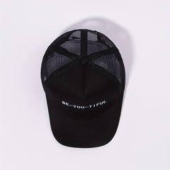 BE YOU TIFUL Trucker Hat Printed Baseball Cap Unisex Casual Breathable Dad Hats
