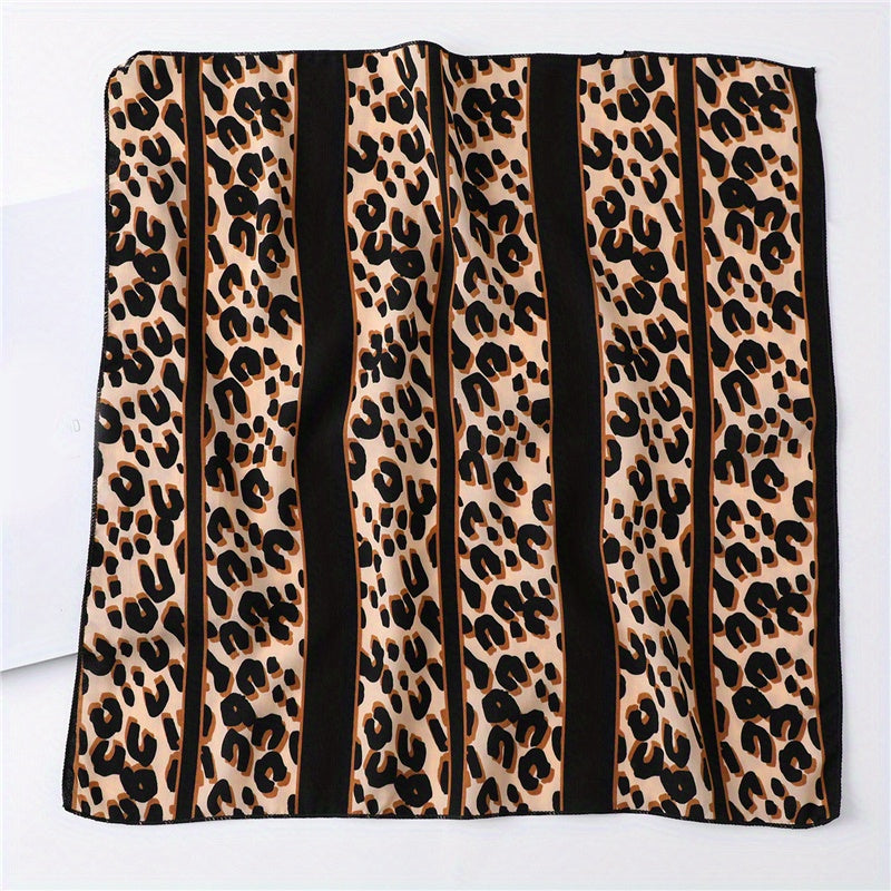 Classic Small Satin Square Scarf Bandana Head Wrap For Women