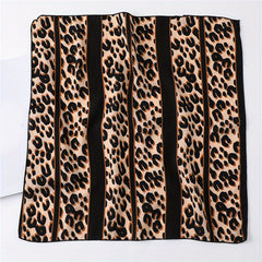 Classic Small Satin Square Scarf Bandana Head Wrap For Women