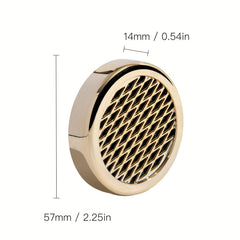 Cigar Humidifier Golde Tone Silvery PVA Material Cigar Box F