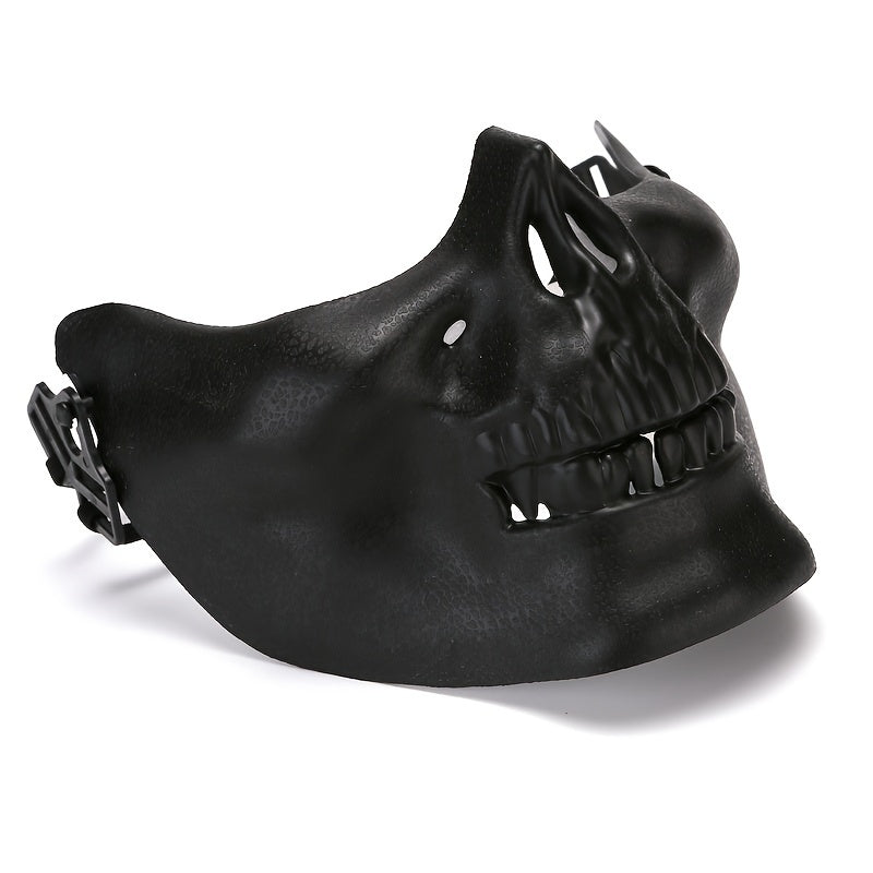 Halloween Skull Half Face Mask Stage Show Horror Ghost Mask