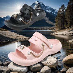 Stylish Girls' Thick Bottom Sandals for Indoor Outdoor Use