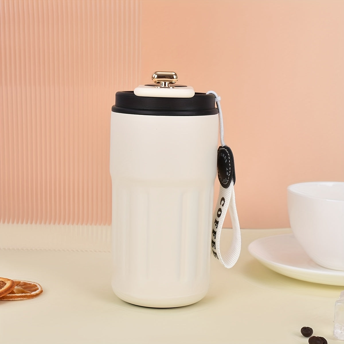 316 Stainless Steel Insulated Coffee Mug 15.5 oz with Lid