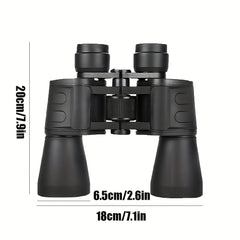 20x50 HD Portable Binoculars BAK4 Prism Waterproof Bird Watching Travel Concerts