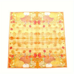 Thanksgiving Tablecloth Plates Cups Napkins Banner Set