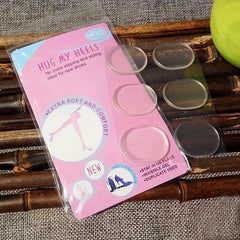 6pcs Silicone Insoles Gel Pad Forefoot Protector Heel Rubbing Pad