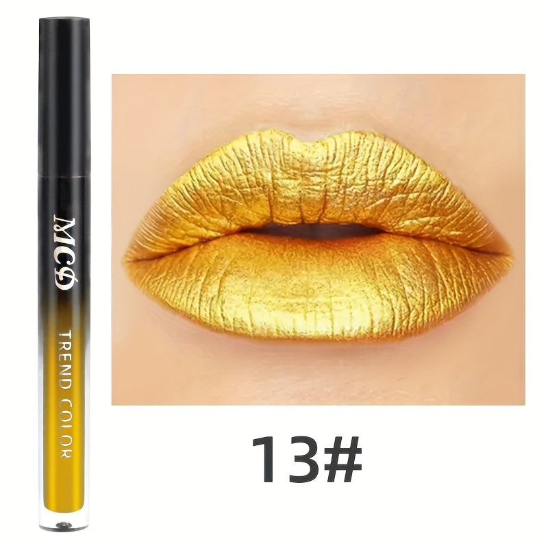 Golden Lips Lipstick Long Lasting Waterproof Lipstick Lip Plumper