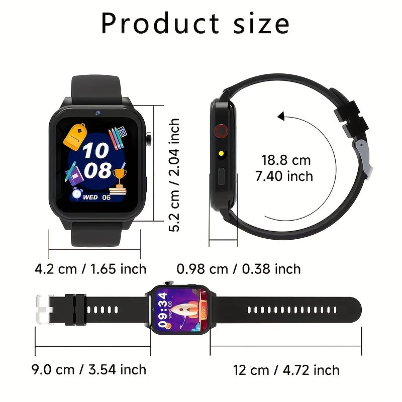 Kids Smart Watch with Games LED Camera Alarm Clock Pedometer Calculator