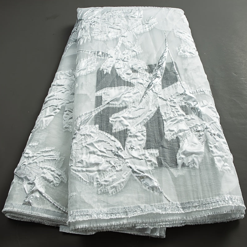 African Lace Fabric French Gild Jacquard Brocade for Wedding Party Dresses Sew