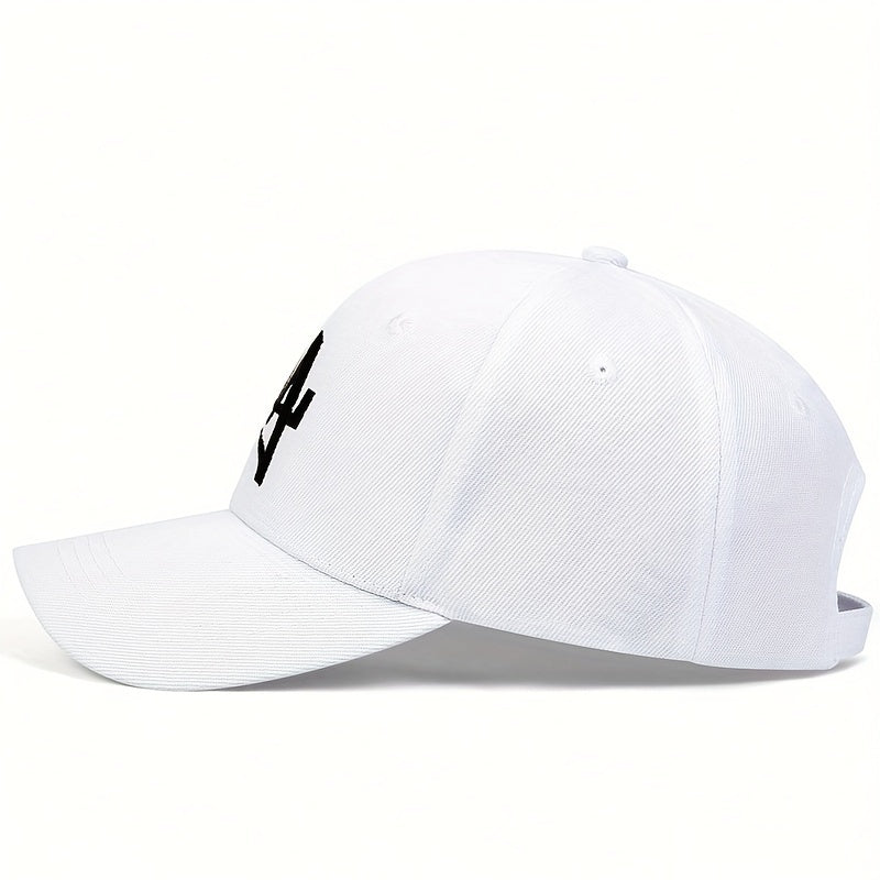 Men's Letter Embroidery Baseball Cap Outdoor Adjustable Sun Hat