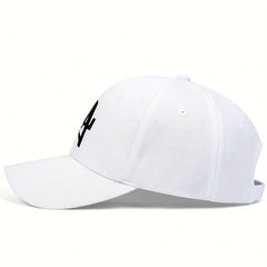 Men's Letter Embroidery Baseball Cap Outdoor Adjustable Sun Hat