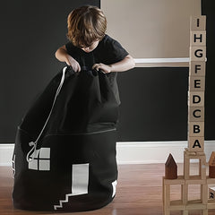 Large Canvas Drawstring Storage Bag