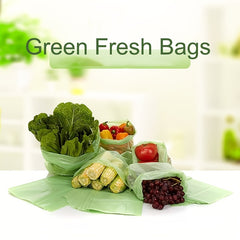 20 Green Reusable Produce Bags for Fridge/Food Storage