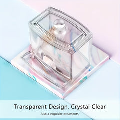 Clear Swab Rack Ball Dispenser for Bathroom Storage