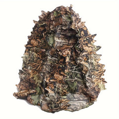 Camouflage Leafy Camo Face Mask for Outdoor Fishing