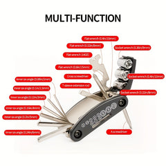 Multifunctional Folding Car and Bicycle Repair Tool
