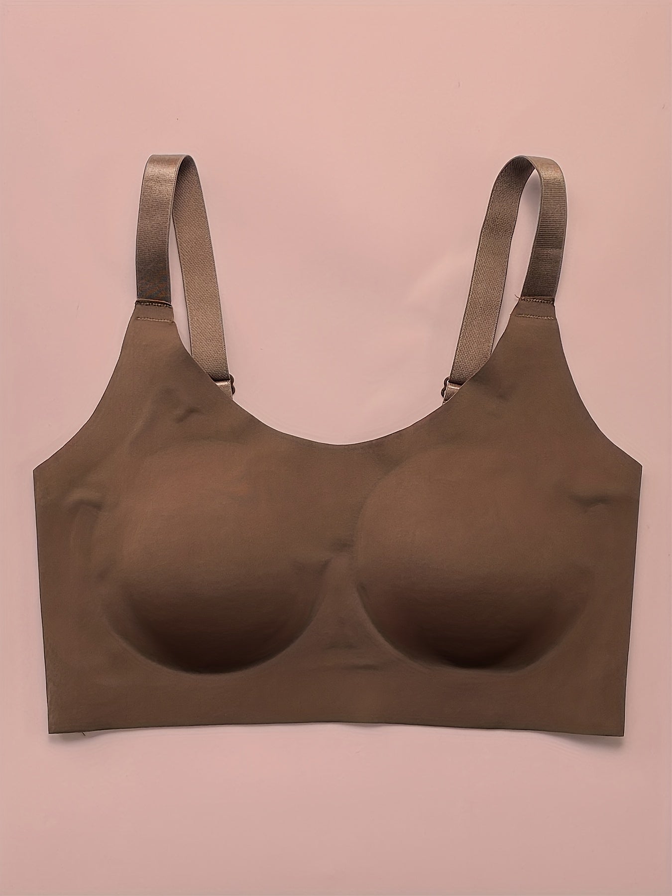 Solid Wireless Bra Soft Full Coverage Women's Lingerie