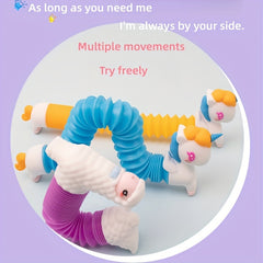 Unicorn Telescopic Tube Toy for Fun and Venting