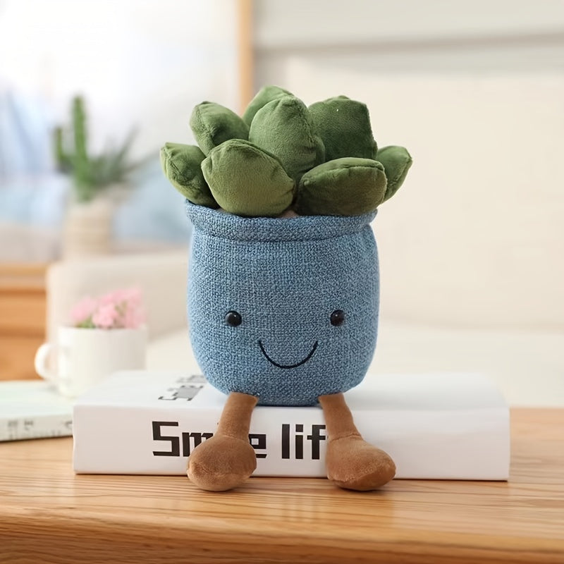 Potted Succulent Plush Toy Soft Gift