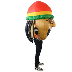 Inflatable Jamaican Costume Adult Size 150cm