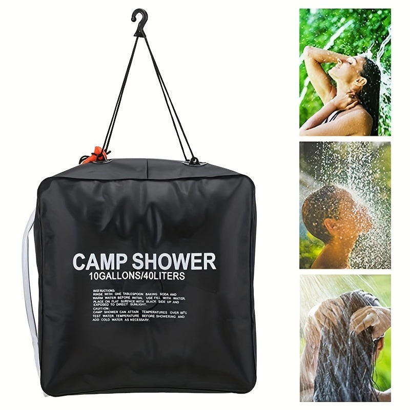 40L Solar Shower Bag for Camping Hiking Travel
