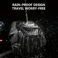 27L Bike Backseat Bag Rear Pack Waterproof Mountain Bike Saddle Rack Trunk Bag