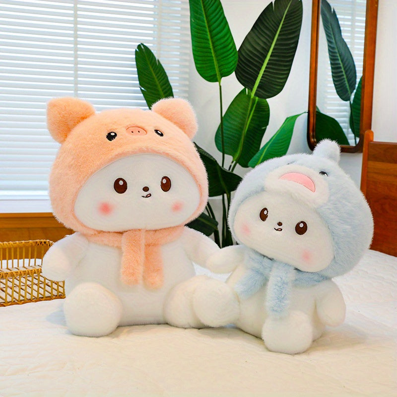 Adorable Pink Piggy Shark Plush Dolls for Living Room Decor