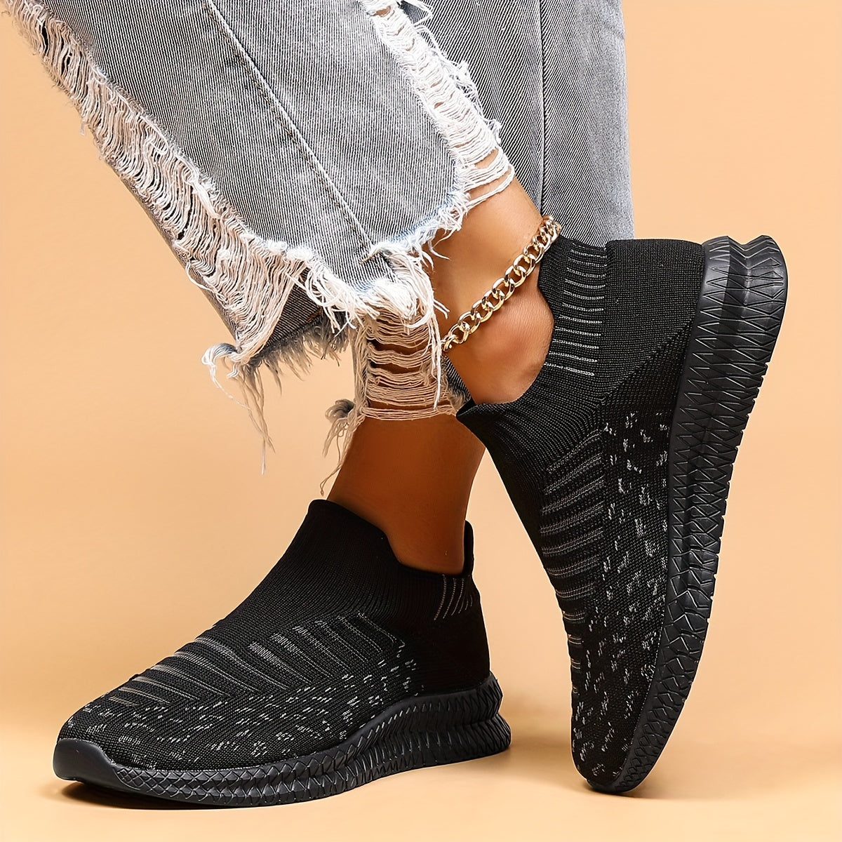 Women's Mesh Tennis Sports Shoes Lightweight Non Slip Travel Walking