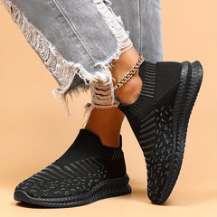 Women's Mesh Tennis Sports Shoes Lightweight Non Slip Travel Walking