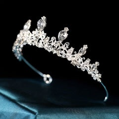 Bridal Crystal Headband Queen Princess Crown Head Jewelry Tiara