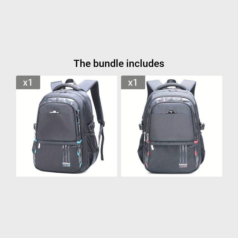 KOXSMAR Casual Large Capacity Backpack Lightweight Student School Bags