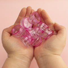 10pcs 5g Travel Cosmetic Jars Leak Proof Mini Portable Clear Cream Containers