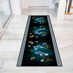 Nordic Long Hallway Rug Kitchen Mat Non-Slip Waterproof Washable