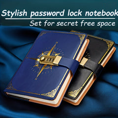 A5 Password Lock Notebook Student Notepad Thickened Shorthand