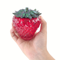 Strawberry Storage Box Resin Mold Set with Lid for DIY Jewelry