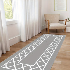 Modern Moroccan Hallway Rug Line Bohemian Kitchen Washable Runner Rug