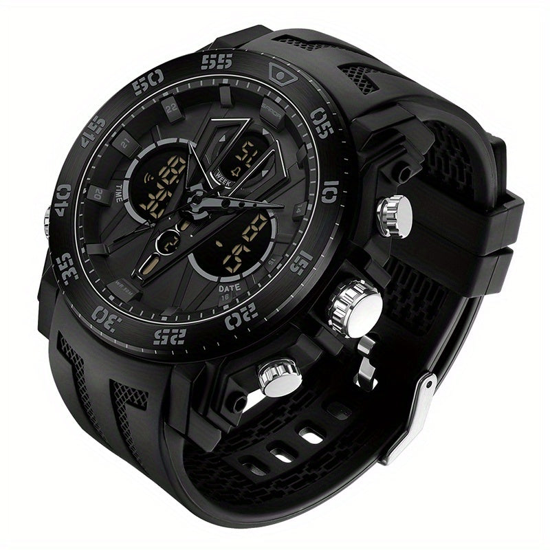Sanda Men Watch Boys' Watch Big Dial Quartz Watch Waterproof Anti Drop Sports