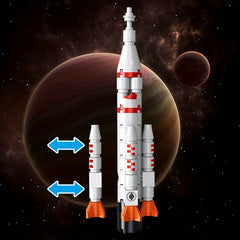 Engineering Vehicle Tank Space Battleship Military Series Puzzle Toy