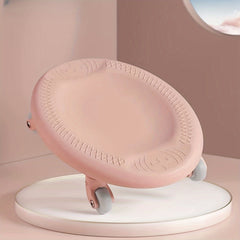 Mute Yoga Abdominal Training Disc 4 Wheels Universal Abdominal Disc