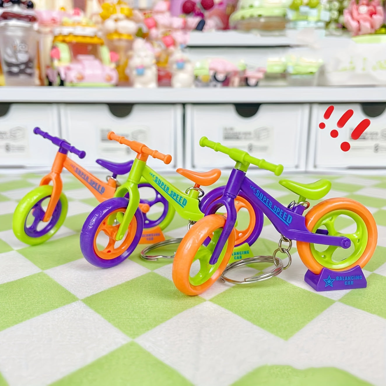 Mini Creative Bicycle Keychain Pendant Decoration Gift