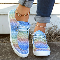 Women's Canvas Low Top Slip On Shoes Lightweight & Comfy