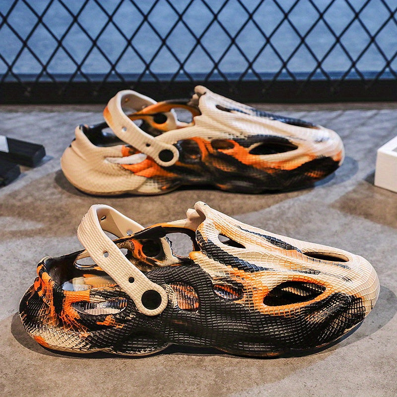 Unisex Camo Comfy Clogs Non Slip Garden Shoes