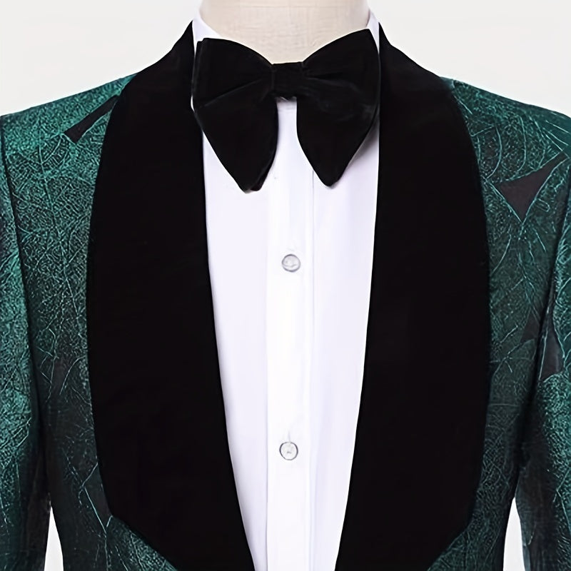 Velvet Butterfly Bow Tie for Wedding Groomsmen