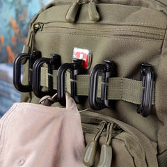 Plastic D Keychain Lock Buckle Backpack Hanging Buckle