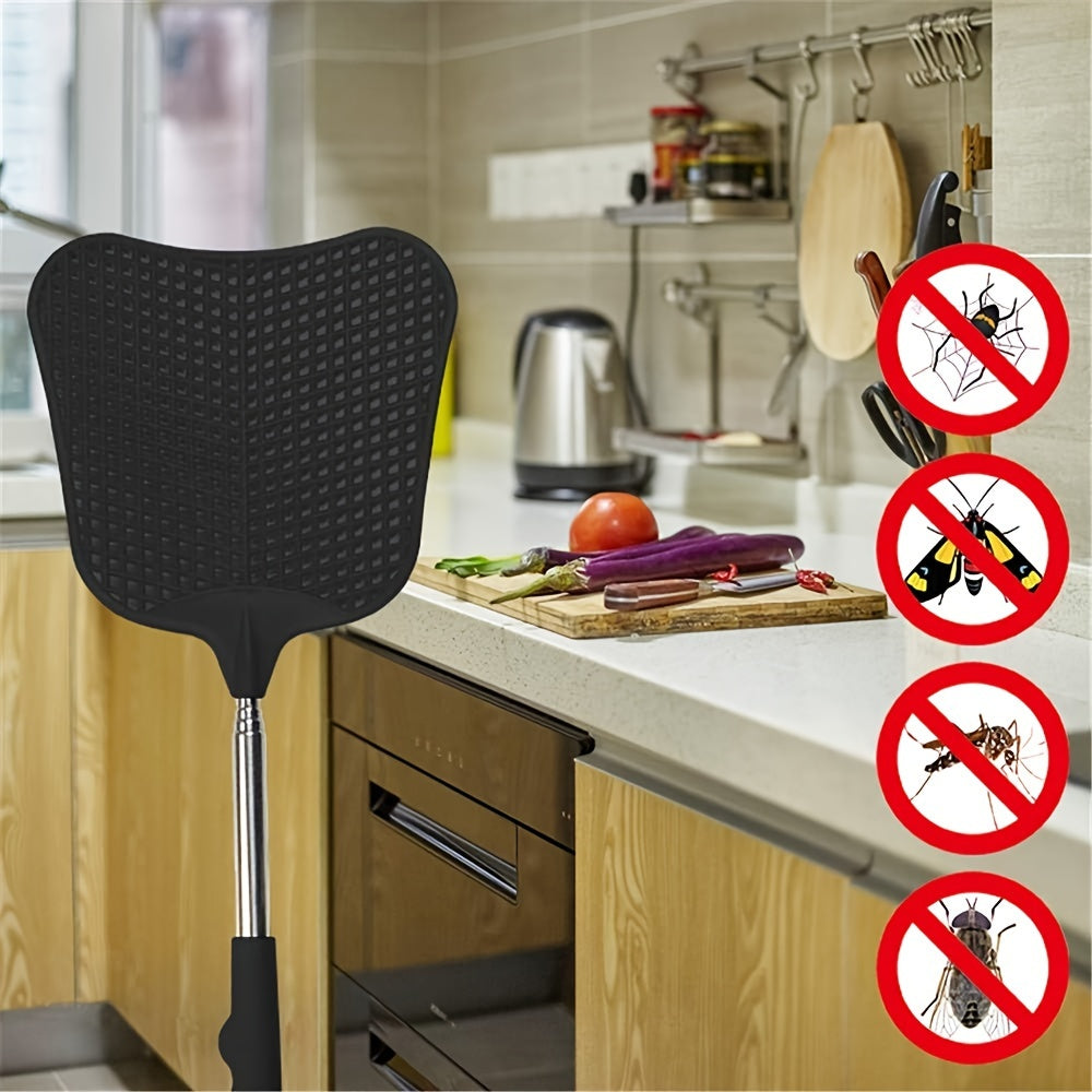 2pcs Telescopic Fly Swatters Durable Heavy Duty Flyswatter Set Indoor Outdoor