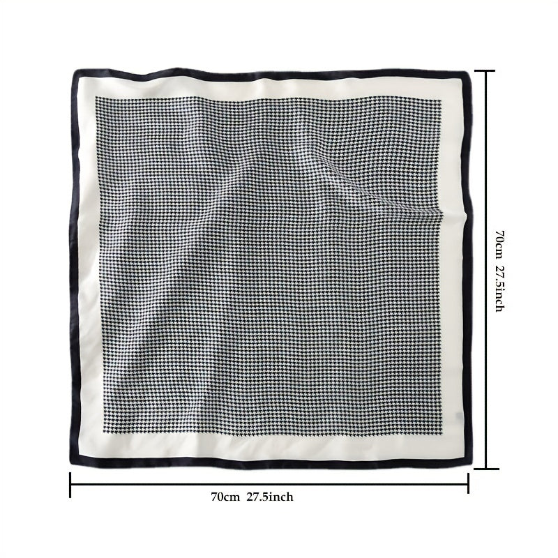 Silk Feeling Head Scarf for Women Lightweight Square Bandanas