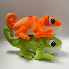 11 inch Chameleon Plush Toy Polyester Cuddly Crawler for Holidays Home Decor