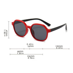 Girls Casual Vintage Sunglasses for Outdoor Eye Protection