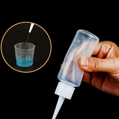 4pcs 40ml Self Leveling Construction Bottles with Pointed Mouth
